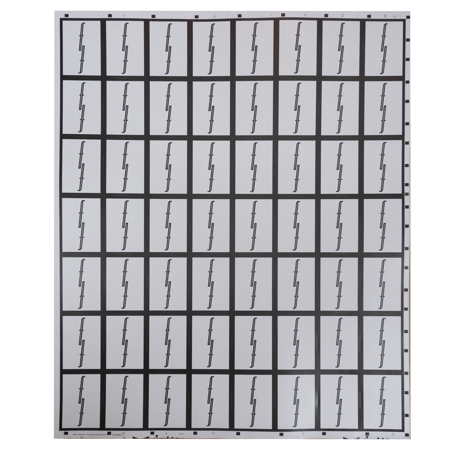 Babylon Uncut Sheet
