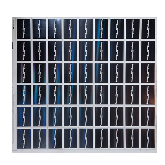 Black Holo Uncut Sheet