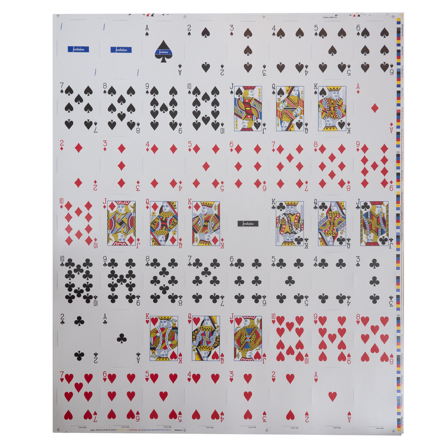 Blue Uncut Sheet