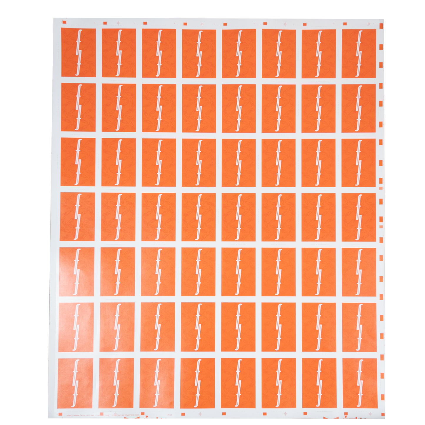 Carrots Uncut Sheet