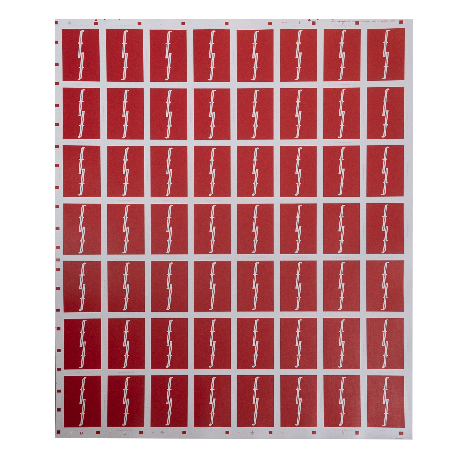 Cranberry Uncut Sheet