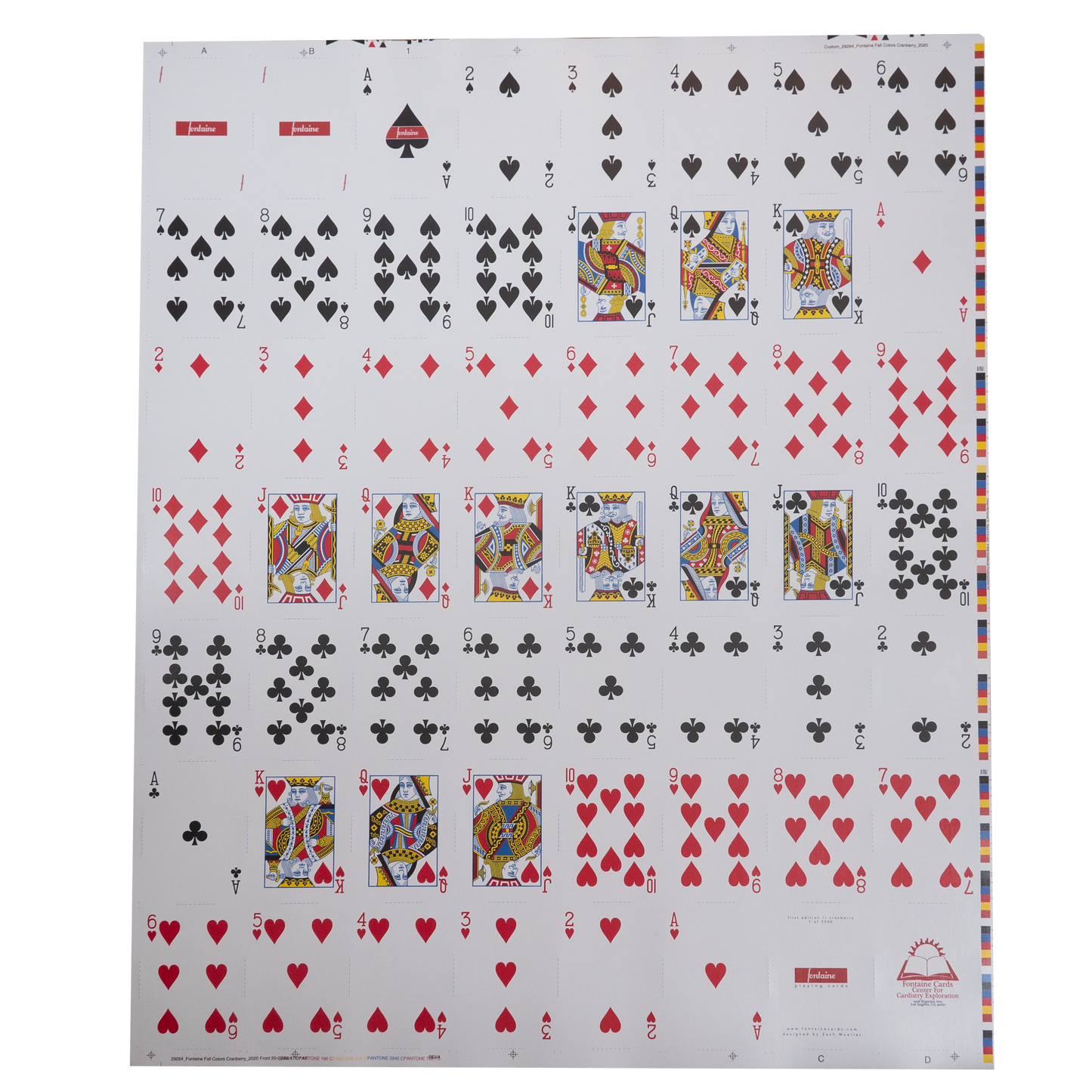 Cranberry Uncut Sheet
