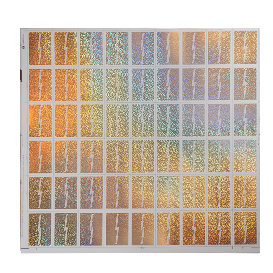 Rainbow Holo Uncut Sheet