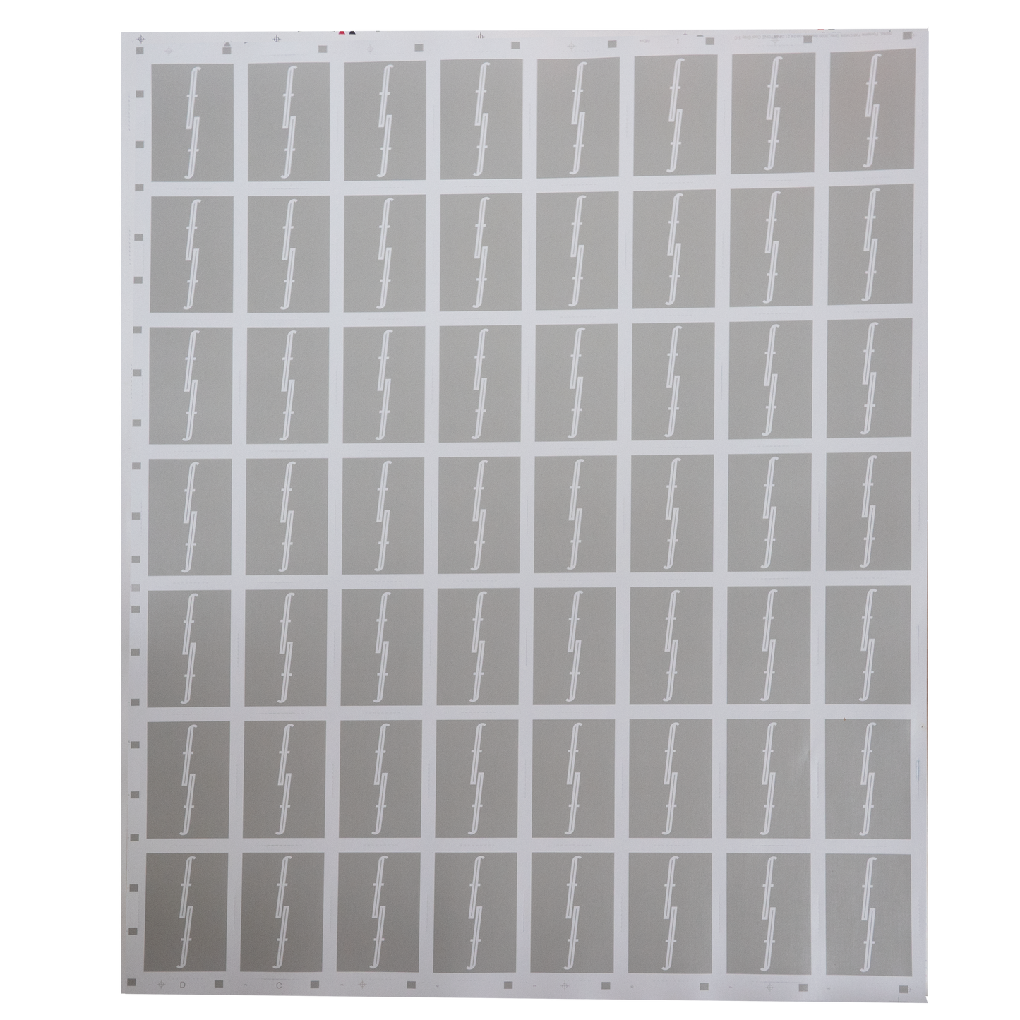 Gray Uncut Sheet