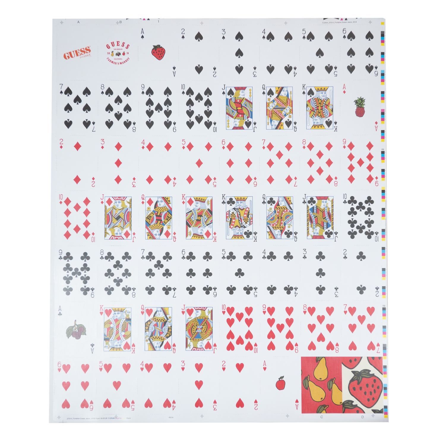 Guess Uncut Sheet