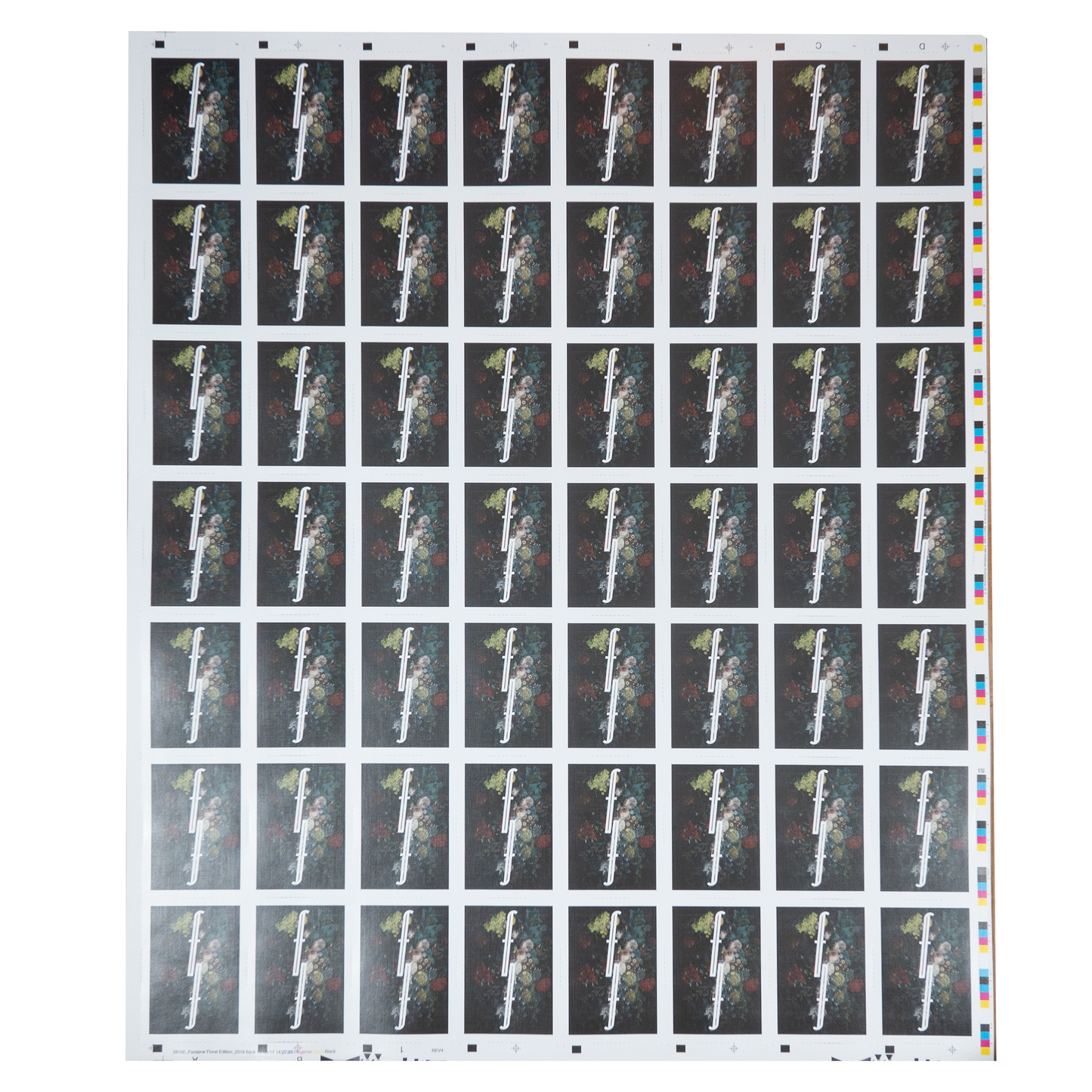Floral Uncut Sheet