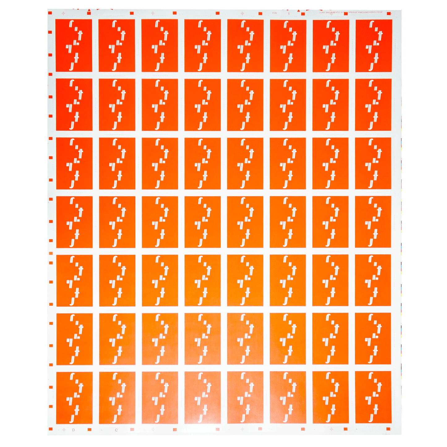 Glitch Uncut Sheet
