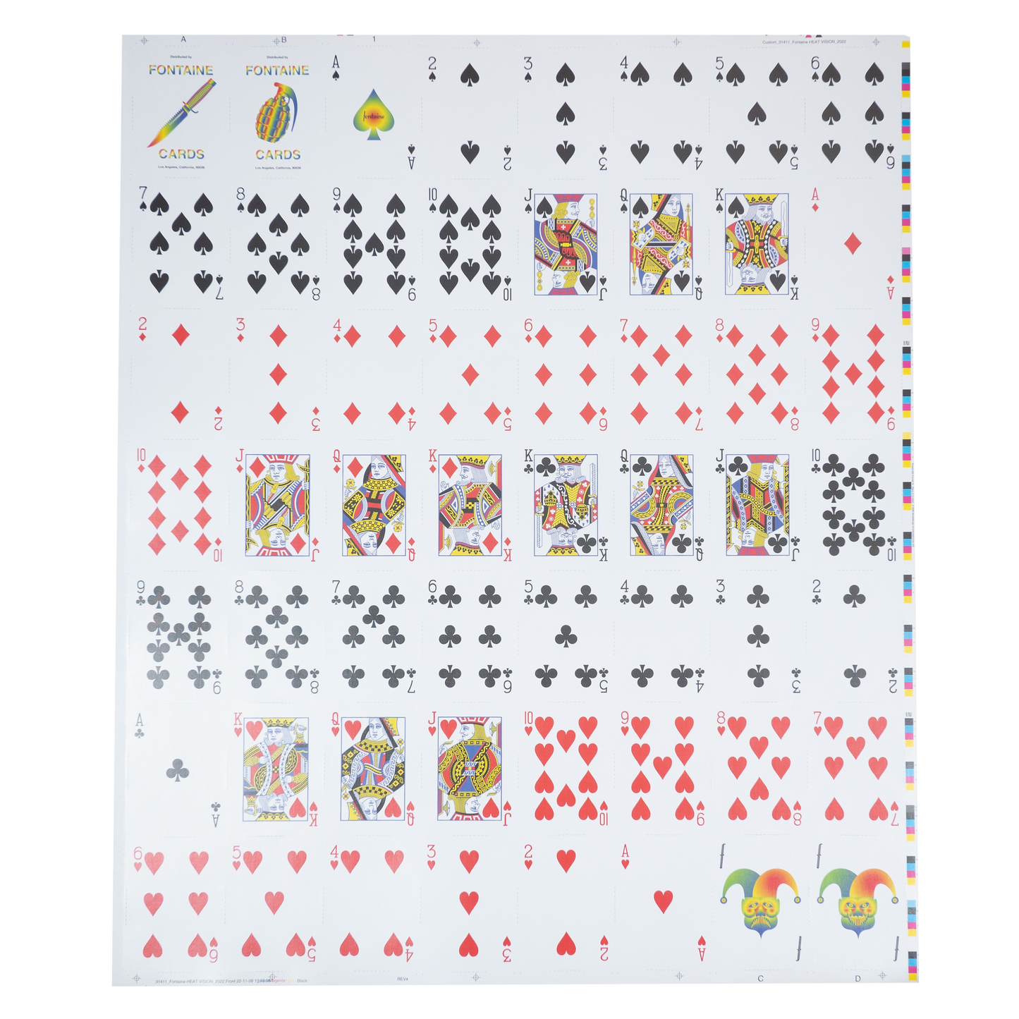 Heat Vision Uncut Sheet