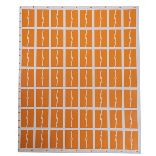 Pumpkin Uncut Sheet