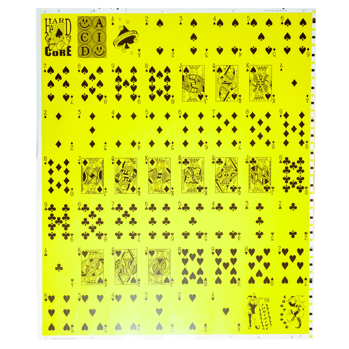 Rave Uncut Sheet