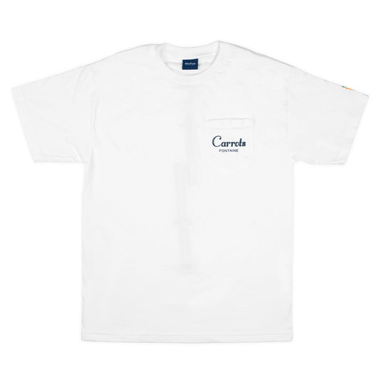 White / Navy Carrots Shirt