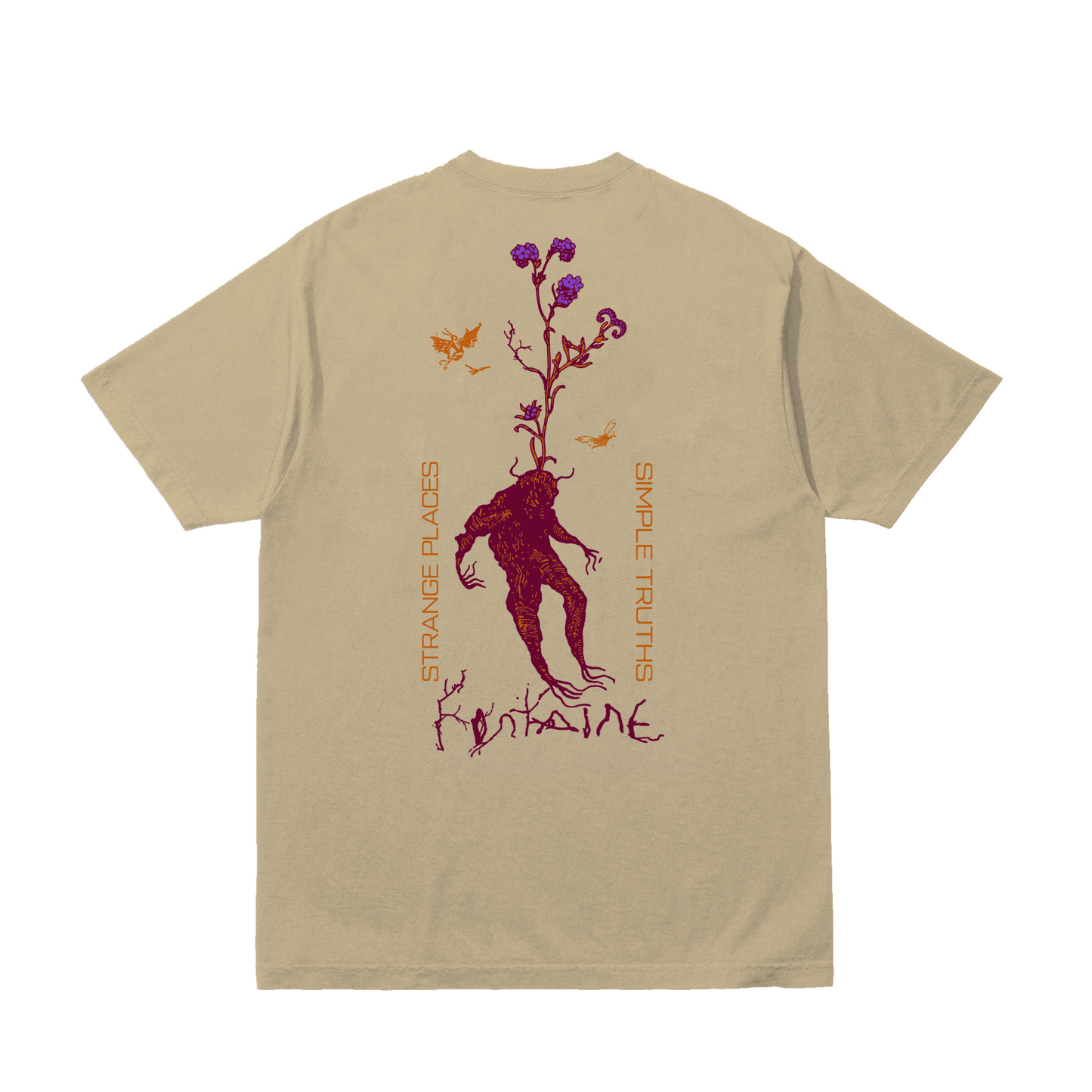 Strange Places T-shirt (Sandstone)