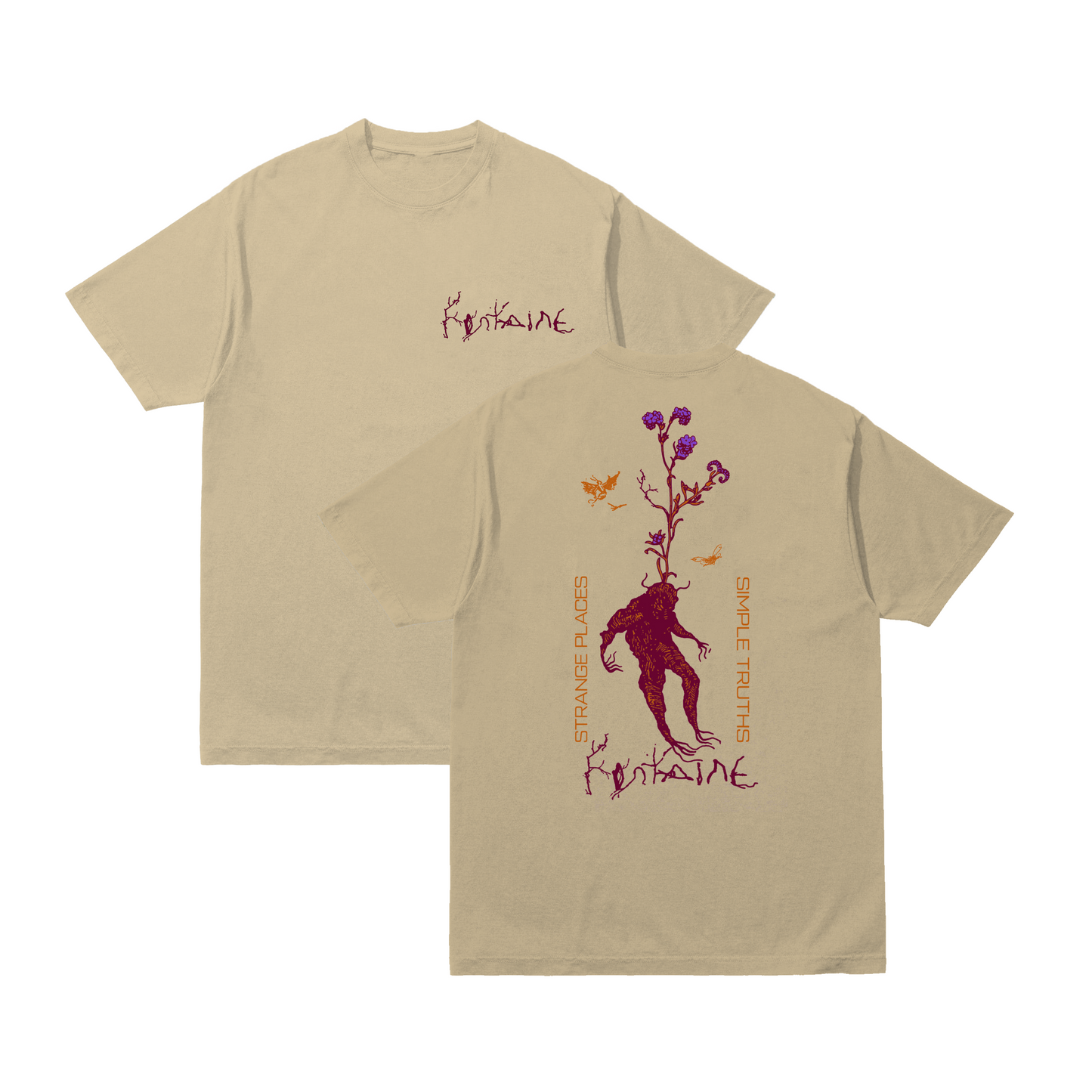 Strange Places T-shirt (Sandstone)