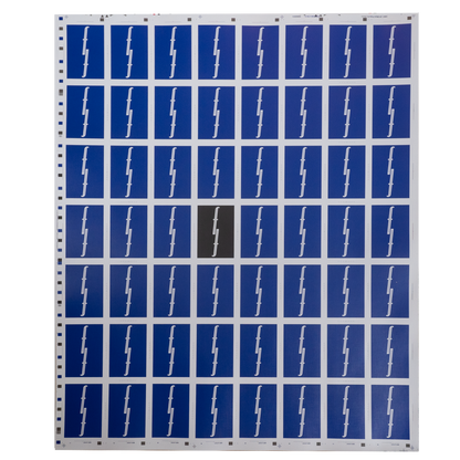 Blue Uncut Sheet