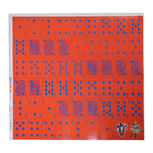 Silver Grid Holo Uncut Sheet