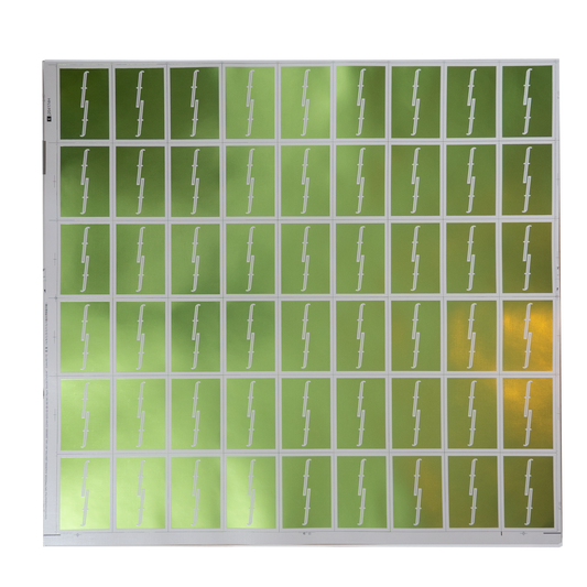 Peridot Foil Uncut Sheet