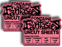 FANTASIES UNCUT SHEETS - 2x UNCUT SHEETS