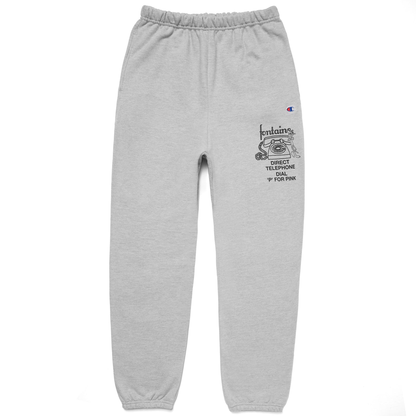 DIAL "P" FOR PINK SWEATS (GREY)