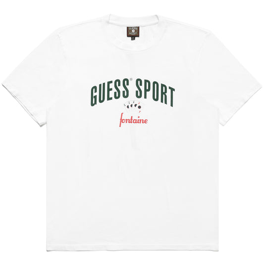 GUESS SPORT x Fontaine T-Shirt (White)